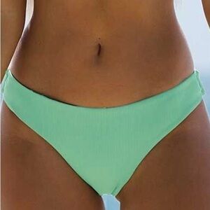 Red and Mint Green bikini bottom set.